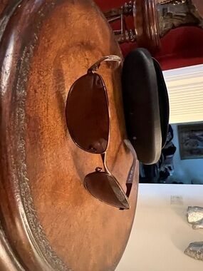 Giorgio Armani Brown Lens Sunglasses with Black Case vintage 1521